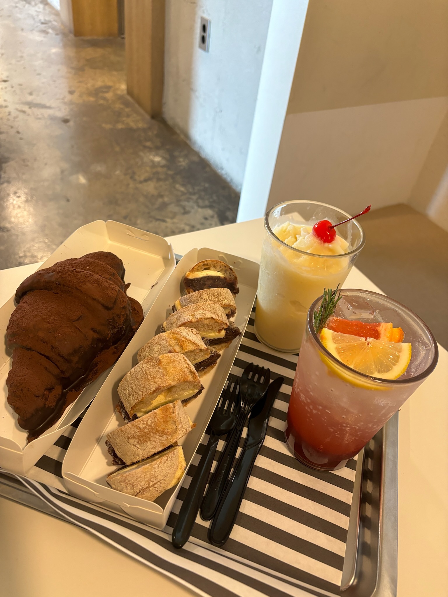 大邱のカフェで楽しむ飲み物と軽食